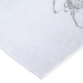 Blauwe stekelvarken afdrukken | Spider Lovers Tafelkleed (Gekanteld)