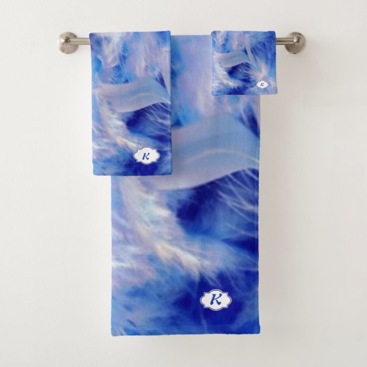 Blauwe stekken bad handdoek (Insitu)