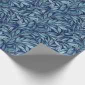 Blauwe stekken cadeaupapier (Hoek)
