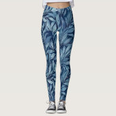 Blauwe stekken leggings (Voorkant)