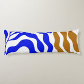 Blauwe stemming lichaamskussen (Achterkant)