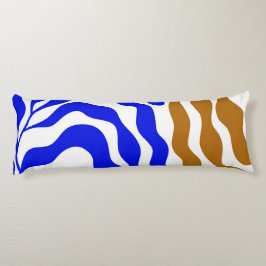 Blauwe stemming lichaamskussen