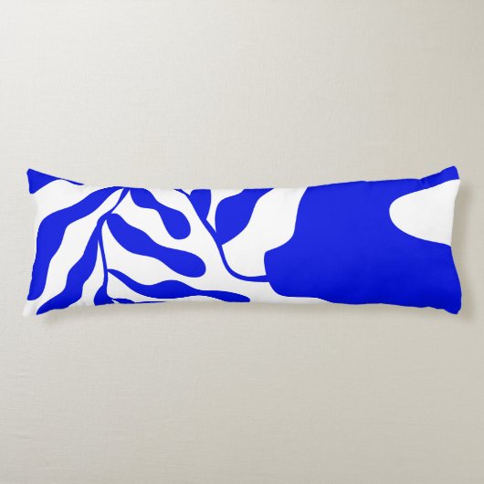 Blauwe stemming lichaamskussen (Voorkant)