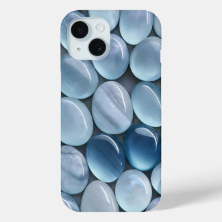 Blauwe Stenen Esthetische iPhone Hoes