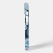 Blauwe Stenen Esthetische iPhone Hoes (Achterkant / Links)