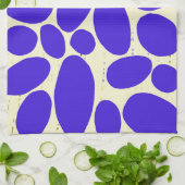 Blauwe Stenen Keukenhanddoek (Gevouwen)