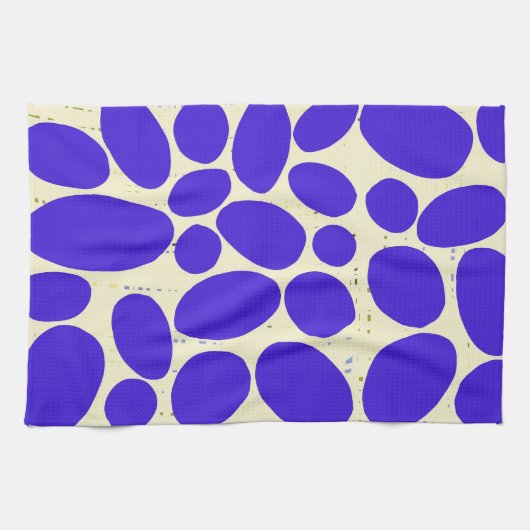 Blauwe Stenen Keukenhanddoek (Horizontaal)