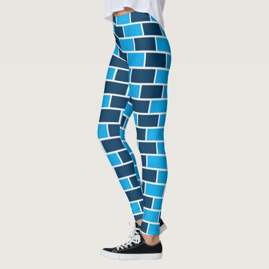 Blauwe stenen leggings (Links)