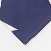 Blauwe ster 60x80 fleece deken (Hoek)