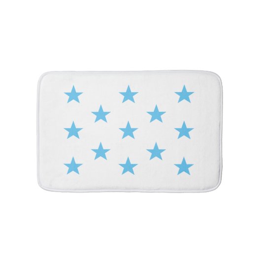 Blauwe ster badmat (Voorkant)