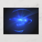 Blauwe ster briefkaart (Voorkant)