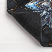 Blauwe Ster Core Gaming Embleem Muismat (Hoek)