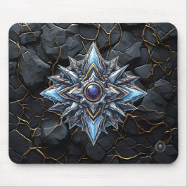 Blauwe Ster Core Gaming Embleem Muismat