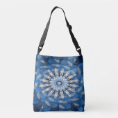 Blauwe ster..... crossbody tas (Achterkant)