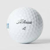 Blauwe Ster Ethan Naam Golfballen (Logo)