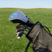 Blauwe ster golfheadcover (Insitu)