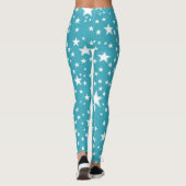 Blauwe Ster Leggings (Achterkant)