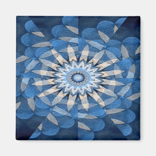 Blauwe ster..... magneet (Voorkant)