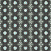 blauwe ster met zwarte rand sticker (Voorkant)