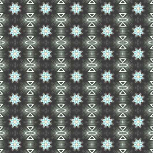 blauwe ster met zwarte rand sticker (Voorkant)