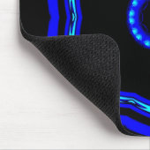 Blauwe Ster Mousepad Muismat (Hoek)