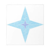 Blauwe ster notitieblok (Voorkant)