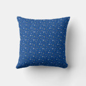Blauwe Ster Nursery Worp Kussen (Achterkant)