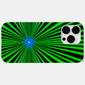 Blauwe ster op groen licht Case-Mate iPhone case (Achterkant (horizontaal))