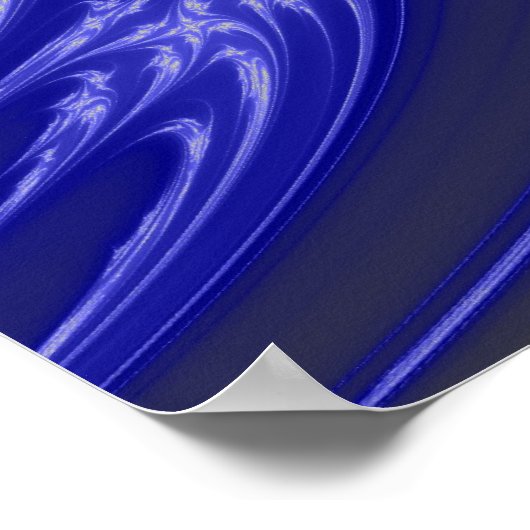 blauwe ster poster (Hoek)