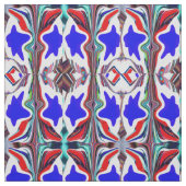 Blauwe ster stof (Swatch)