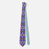 Blauwe ster stropdas (Voorkant)