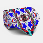 Blauwe ster stropdas (Opgerold)