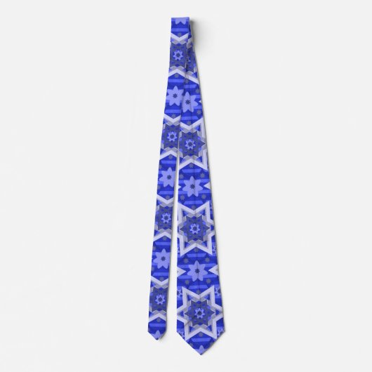Blauwe Ster Stropdas (Achterkant)
