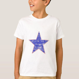 Blauwe ster t-shirt
