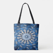 Blauwe ster..... tote bag (Achterkant)
