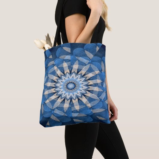 Blauwe ster..... tote bag (Dichtbij)