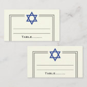 Blauwe ster van David Bar Mitswa plaatskaart Plaatskaartje (Voorkant / Achterkant)