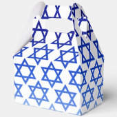 Blauwe ster van David Happy Chanoeka Favoriet Box Bedankdoosjes (Achterkant)