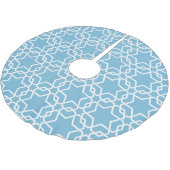 Blauwe ster van David Kerstboom Rok (Gekanteld)