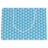 Blauwe ster van David Large Cadeautasje (Voorkant)