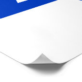 Blauwe ster van David Poster (Hoek)