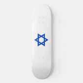 Blauwe ster van David Skateboard (Voorkant)