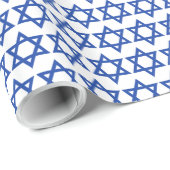 Blauwe ster van David White Cadeaupapier (Rol Hoek)