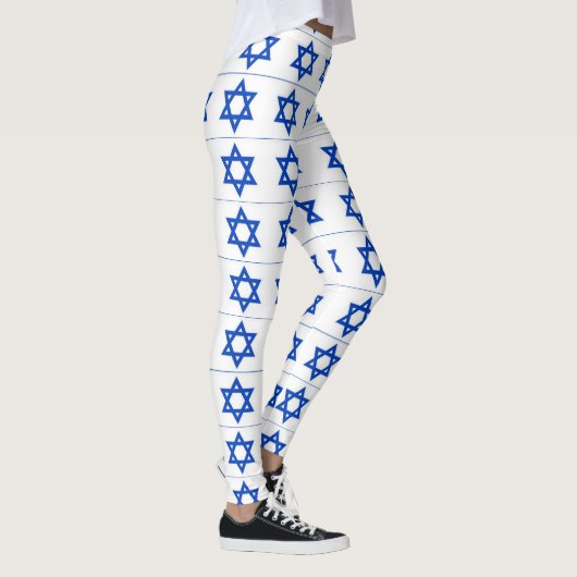 blauwe ster van david white leggings (Rechts)