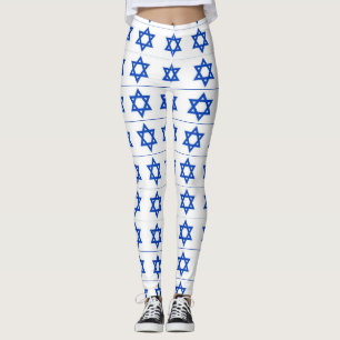 blauwe ster van david white leggings