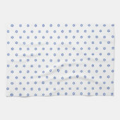 Blauwe ster van David White Theedoek (Horizontaal)