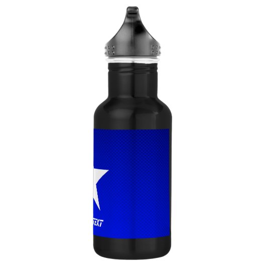 Blauwe ster waterfles  (Rechts)