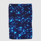 Blauwe sterren 3 (2021) golfhanddoek (Voorkant)