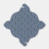 Blauwe sterren bedankdoosjes (Uitgevouwen)