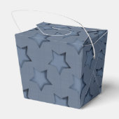 Blauwe sterren bedankdoosjes (Achterkant)